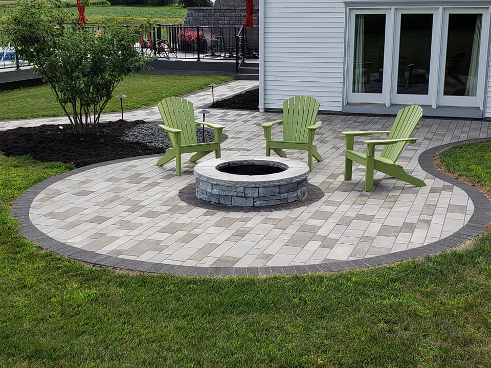 Fire Pit Lower Patio-Wernimont Residence