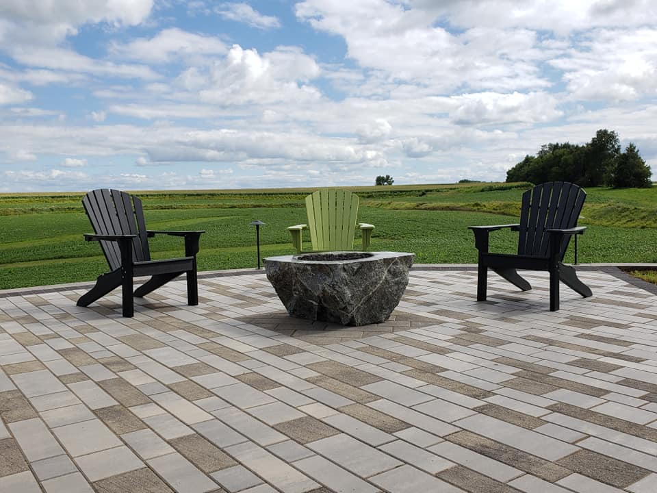 Fire Pit Upper Patio-Wernimont Residence
